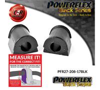 PFR27-208-17BLK Powerflex Nero Supporti Per Barre Anti Rollio Posteriori 17mm