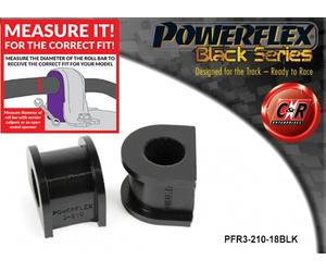 PFR3-210-18BLK Powerflex Black Posteriore Bronzine Barra Antirollio 18mm