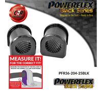 PFR36-204-25BLK Powerflex Black Posteriore Bronzine Barra Antirollio 25mm, Mps