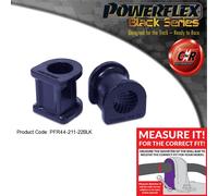 PFR44-211-22BLK Powerflex Nero Supporti Barra Anti Rollio Posteriore 22mm