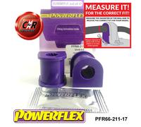 PFR66-211-17 Powerflex Barre Antirollio Posteriore Supporti 17Mm