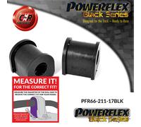 PFR66-211-17BLK Powerflex Nera Posteriori Antiribaltamento Bushes 17Mm