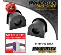 PFR69-305-19BLK Powerflex Nero Barra Anti Roll Posteriore A Châssis Bushes 19mm
