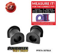PFR76-307BLK Powerflex Neri Supporti Per Barra Anti Rollio Posteriore 20Mm