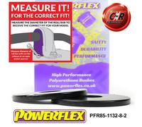 PFR85-1132-8-2 Powerflex Cuscinetto Posteriore Vittura Molle 8mm Set Di 2
