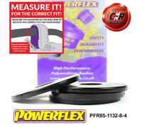 PFR85-1132-8-4 Powerflex Cuscinetto Posteriore Molla Stradale Set Di 4 Da 8Mm