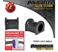 PFR85-1312-28BLK Powerflex Black Rear Anti-roll BAR Cespugli Al Telaio 28mm