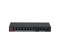 PFS3110-8ET1GT1GF-96 - Switch unmanaged 10 porte (8 PoE 96 W)