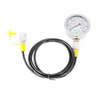 PFXNGMS Kit di Prova della Pressione idraulica - Manometro 40 MPa, 600 Bar, Raccordo per Punto di Prova del Tubo Flessibile M16*2-BSP1/4