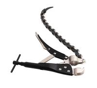 PFXNGMS Morsetto a Catena di bloccaggio, tagliatubi a Catena per Tubi di Scarico, Chiave per morsa, utensile tagliatubi per Il Taglio,