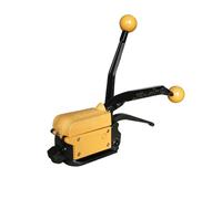 PFXNGMS Reggiatrice Manuale in Acciaio A333 con Fibbia e Senza Sigillo, per reggia in Acciaio da 13/16/19 mm per Uso Fai da Te (19 mm)