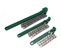 PFXNGMS Set di 3 Chiavi a Catena con Catena Regolabile per Auto e per la Manutenzione dei Tubi, in Acciaio al Carbonio, Lunghezze dell'impugnatura di 9, 12 e 16 Pollici per l'uso