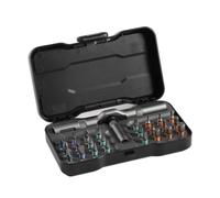 PFXNGMS Set di Chiavi a cricchetto, Set di cacciaviti a cricchetto 24 in 1, Strumento di Riparazione per cacciavite a cricchetto, Strumento Manuale Multiuso per la Riparazione di ferramenta