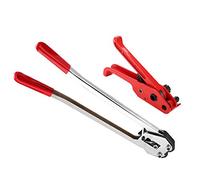 PFXNGMS Tenditore Manuale per reggette in PP/Pet da 12-19 mm, Set di tenditori per reggette con tenditore, Strumento per reggette in Tessuto, Kit di tenditori in plastica