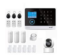 PG-103 Wireless GSM Allarme Con Metal Detector Finestra Porta Sensore Smart Home Kit di Allarme di Sicurezza for TUYA APP per Ville e Magazzini(GSM-Set J)