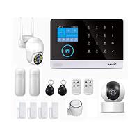 PG-103 Wireless GSM Allarme Con Metal Detector Finestra Porta Sensore Smart Home Kit di Allarme di Sicurezza for TUYA APP per Ville e Magazzini(GSM-Set L)