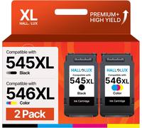 PG-545XL CL-546XL Sostituzione per Cartucce Canon 545 546 Nero E Colore per Pixm