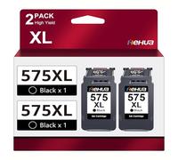PG-575XL 575 Nero Cartucce per Stampanti 575 XL Compatibile per Cartucce per Stampanti Canon 575 575xl nero per Stampanti Canon PIXMA TS3550i TS3551i TS3750i TS3751i TS3752i TR4750i TR4751i (2 Nero)