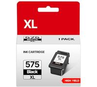 RUDGUZ PG-575XL 575 XL Cartucce d'inchiostro Sostituzione per Canon 575 PG-575 XL PG-575XL Nero per PIXMA TS3550i TS3551i TS3750i TR4750i TR4751i (Nero, 1-Pack)