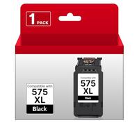 RUDGUZ PG-575XL 575 XL Cartucce d'inchiostro Sostituzione per Canon 575 PG-575 XL PG-575XL Nero per PIXMA TS3550i TS3551i TS3750i TR4750i TR4751i (Nero, 1-Pack)