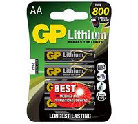 GP LI4 AA - Batteria al litio, AA (stilo), confezione da 4
