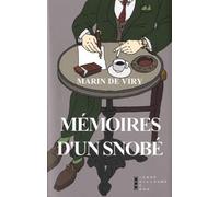 PG DE ROUX Mémoires d'un snobé