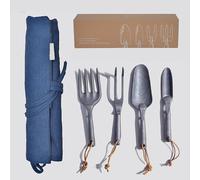 PG EcoAmour Set di attrezzi da giardino leggero e sostenibile (4 pezzi) con borsa per il trasporto, adatto anche come regalo