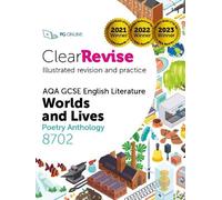 PG Online ClearRevise AQA GCSE English Literature 8702; Worlds and L (Tascabile)
