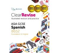 PG Online ClearRevise AQA GCSE Spanish 8692 (Tascabile)