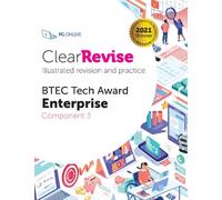 PG Online ClearRevise BTEC Tech Award Enterprise Component 3 (Tascabile)