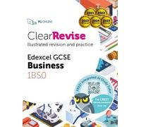 PG Online ClearRevise Edexcel GCSE Business 1BS0 (Tascabile)