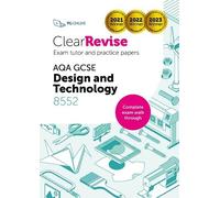 ClearRevise Exam Tutor AQA GCSE Design & Technology 8552 (Tascabile)
