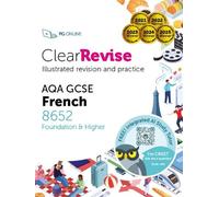 PG Online Ltd ClearRevise AQA GCSE French 8652 (Tascabile)