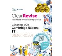 PG Online Ltd ClearRevise OCR Cambridge National IT J836 (Tascabile)