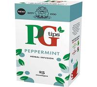 PG Tips Busta per infusione di erbe di menta piperita | Confezione da 25