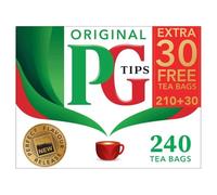 PG Tips One Cup Tea | Originale | Tè nero | Creato per veri amanti del tè dal 1930 | Gusto più rinfrescante e aromatico | Confezione da 1 | 240 bustine di tè nero