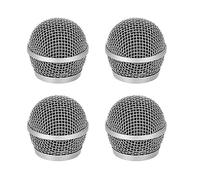 PG58 Testina di ricambio, in rete di acciaio, per microfono, con imbottitura interna in schiuma, adatta per griglie PG58, diametro interno 31 mm