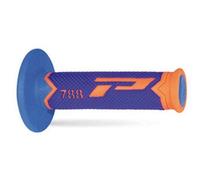 PG788 GRILLI OFF-ROAD (22+25MM, LUNGHEZZA 115MM) ARANCIO FLUO/BLU/AZZURRO (TRI-C