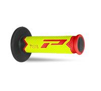 PG788 GRILLI OFF ROAD (22+25MM, LUNGHEZZA 115MM) ROSSO/GIALLO FLUO/NERO (TRI-COM