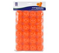 PGA Tour 24 Palline da Golf Air Flow per Allenamento, Colore Arancione