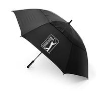 PGA TOUR 62-Inch Golf Umbrella - Windproof Double Canopy, Mens Umbrellas with Auto Open, Fibreglass Shaft, Non-Slip Handle, Velcro Straps, Rainproof Cover - Golf Umbrella Windproof