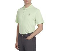 PGA TOUR Golf, Polo Airflux in Rete Resistente, Traspirante, Manica Corta, Elasticizzata Naturale, vestibilità Regolare, Verde Patina, XL Uomo