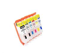 PGI-480 CLI-481 Refillable ink Cartridge For TS704 TR7540 TR8540 TS6140 TS8140 TS9140 printer(One Set 6 Colors)