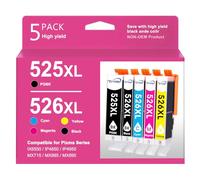 PGI-525 CLI-526 XL cartuccia d'inchiostro per Cartucce Canon 526 525 per Canon 526 525 Multipack Sostituzione per Canon MX895 IX6550 MX715 IP4950 IP6550 MG5120 MG5150 MG5350 MG5250