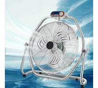 PGKTKCWH Ventilatori da Pavimento industriali in Metallo per carichi Pesanti ad Alta velocità con Testa scuotebile, Ventilatore da Parete per Garage, Ventilatore a Tamburo Industriale per u