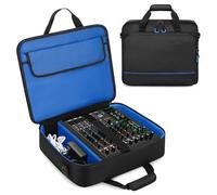 PGmoon Borsa da viaggio per mixer compatibile con Mackie ProFX12v3/ProFX10v3, custodia per mixer audio con tasche multiple per microfoni, cavi e altre attrezzature (design brevettato)