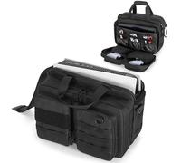 PGmoon Custodia da viaggio compatibile con console PS5/PS5 Slim/PS5 Pro, custodia protettiva per laptop da 15,6", controller, dischi di gioco e altri accessori (design brevettato)