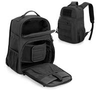 PGmoon Zaino Tattico Compatibile con Oculus Meta Quest 2/Quest 3/Quest Pro/VR Elite Strap, Borsa da Trasporto con Tasche Multiple per Controller e Accessori (Design Brevettato)