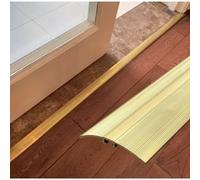 PGPGP Strisce di soglia Antiscivolo in Ottone for Porte - Striscia di Transizione al Pavimento Larga 2 Pollici, Impermeabile e Resistente, 1 Pezzo(140cm)