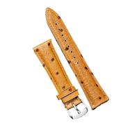 Pgqjfks Cinturini in pelle vintage Cinturini da 18/20/22mm Cinturini per orologi a sgancio rapido Accessori per orologi, Giallo, 18mm